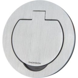 Initiale prise ronde 16A 2P+T IP55 métal brossé