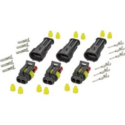 Te Connectivity - Set Superseal série AMP-Superseal 1.5mm 30S003 Nbr total de pôles 2 Pas: 6 mm 1