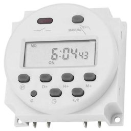 Commutateur de minuterie 12VDC 16A commutateur de Relais de Temps lcd électronique numérique