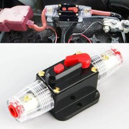 50A Auto Disjoncteur Protection De Voiture 12V - 24V dc avec Commutateur Manuel De Réinitialisation