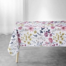 Nappe 150x240 cm Florabella blanc - Blanc