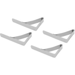 4 pièces grandes pinces de couverture de nappe en acier inoxydable pinces de support de nappe