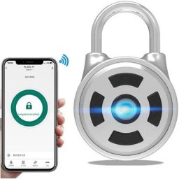 Serrure Bluetooth, cadenas à empreintes digitales, application mobile, étanche IP66, serrure
