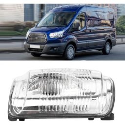Lentille d'indicateur de rétroviseur cté gauche 1847387 de remplacement pour Ford Transit MK8