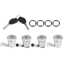 252522 Jeu de barillets de serrure de porte de voiture avec clés pour Peugeot Partner Citroen