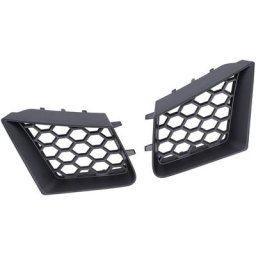 Lot de 2 grilles supérieures de pare-chocs avant gauche droite noir mat de remplacement pour Seat