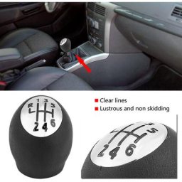 Tête de pommeau de levier de vitesse de voiture 6 vitesses pour Vauxhall Opel Nissan