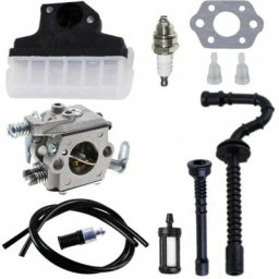 Carburateur + Filtre à air + Bougie d'Allumage + Tuyau d'Essence/d'Huile pour Tronçonneuse stihl