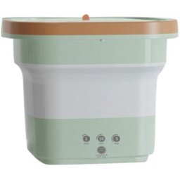 Mini Machine à Laver, Machine à Laver Pliable 4.5L Grande Capacité avec Seau de Vidange pour Voyage