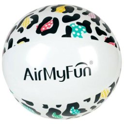Ballon Gonflable ø28 cm pour Piscine & Plage, Accessoire d'Eau - Design Léopard - Multicolore
