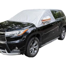 Couverture Pare-Brise Voiture, Bache Pare Brise Protection Contre la Glace, la Neige, Le Gel, Les
