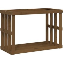 Vidaxl - Porte-bûches d'extérieur Marron miel 108x52x74 cm Bois pin marron miel