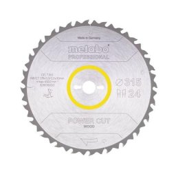 Lame de scie circulaire hw/ct 315 x 30, 24 wz 20° (628016000) - Metabo