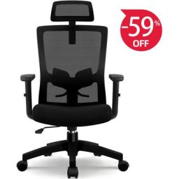 Daynee - Chaise de Bureau, Chaise Bureau, Fauteuil de Bureau Inclinable, Chaise de Bureau
