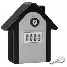 Boite a Cle Securisee Mural Boite a Clé avec Code Numérique & Clés d'urgence, Grand Key Safe Box