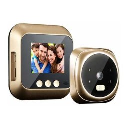 Caméra de visionneuse de sonnette WiFi Visionneuse de porte Caméra de sonnette avec moniteur sans