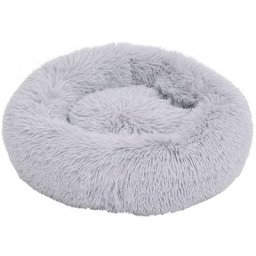Coussin lavable pour chiens/chats Gris clair 70x70x15cm Peluche Vidaxl Gris clair