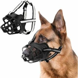 Muselière pour Chien, Museau de Chien avec Bandeau Respirant en Maille et Nylon Résistant,Mieux