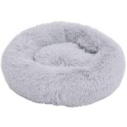 Coussin lavable pour chiens/chats Gris clair 90x90x16cm Peluche Vidaxl Gris clair