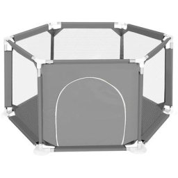 Insma - Parc d'enfant cloture de jeu Parc bébé 130x65cm Gris