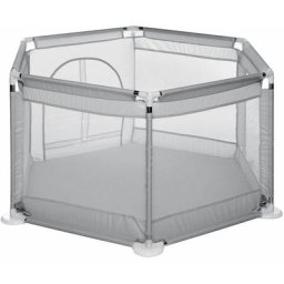 Insma - 6 panneaux de parc pour bébé Barrière pour enfants centre d'activités Gris