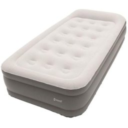 Outwell - Matelas gonflable Flock Superior 1 place avec pompe intégrée Gris