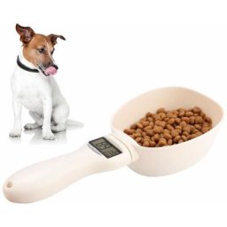 Cuillère à mesurer pour Chien, Cuillère Pesée avec écran LCD pour Nourriture Croquette de Chien