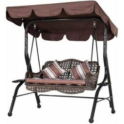 Toit de Rechange pour Balancelle de Jardin Imperméable en 210D Toit de balançoire Canopée pour