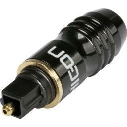 Hicon - Toslink mâle, droit HI-TL01 Nombre de pôles (num): 1 noir 1 pc(s) - noir