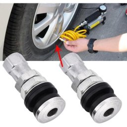 10 pièces TR161 métal voiture camion moto boulon dans pneu pneu Valve tiges courtes avec capuchon