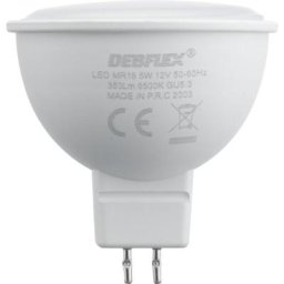 Lighting - ampoule spot MR16 smd verre blanc gu 5.3 5W 6500K 400LM - 600326 - - - Debflex