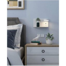 Pcs led Applique Murale Intérieure avec Interrupteur et Interface usb 12W Tricolore Dimmable