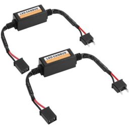 2 pièces led Canbus phare décodeur dispositif anti-scintillement résistances annuleur d'erreur pour