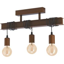 Plafonnier Townshend 4 Antique Brown l: 55 b: 14 h: 26cm Dimmable