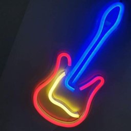 Enseigne Lumineuse au non led Guitare veilleuses Commande usb Signe de chapiteau dcoratif