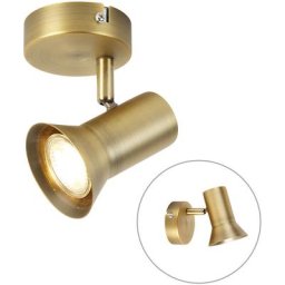 Karin - Spot de plafond Moderne - 1 lumière - l 130 mm - Bronze - Design,Moderne,Rétro - Éclairage