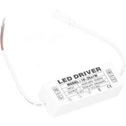 Led Driver, led Power Driver 18-25X1W Sortie 54-87VDC 300mA Entrée AC85-265V Silencieux pour Le