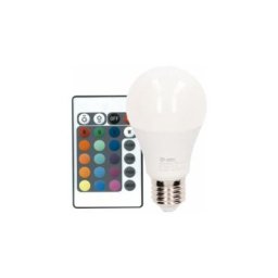 Cgc 200601006 Ampoule led standard 9W E27 rgb + 3000K avec télécommande