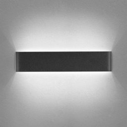 Applique Murale Interieur led Noir 14W 3000K Lampe Murale Blanc Froid Moderne Design ac 220V pour