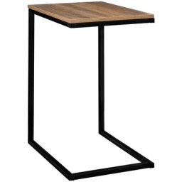5five - Bout de canapé indus effet bois foncé - 5 five simply smart - Effet bois naturel