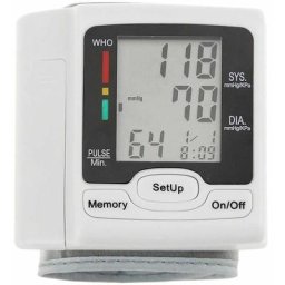 Tensiomètre automatique au poignet sphygmomanomètre lcd affichage numérique usage domestique