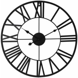 Horloge murale chiffres romains noir H&s Collection Noir
