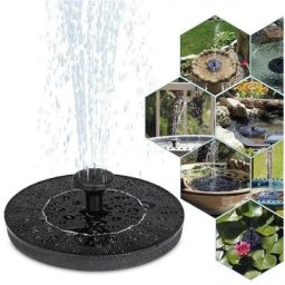 Fontaine solaire piscine jardin fontaine d'eau courante fontaine flottante oiseau extérieur