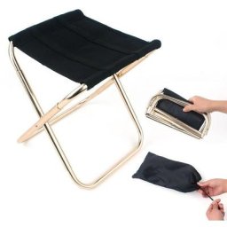 BSR - Tabouret de camping pliant Mini tabouret chaise de camping siège pliant portable pêche
