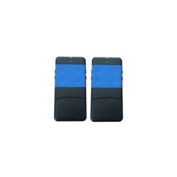 Cardin - Lot de 2 télécommandes s 435 tx4 noire et bleue - 433.92 mhz, code tournant - s435 tx4