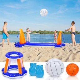 Jouets de piscine ensemble de volley-ball de piscine jeu de piscine basket-ball piscine gonflable