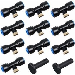 Zmleve - Kit De Système De Brumisation Extérieur Pour Système D'Irrigation, Buses En Laiton Pour