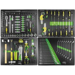 53708 jeu de 4 modules eva carbone pour outils - JBM