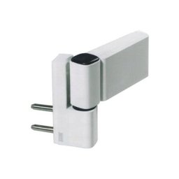 Paumelle pvc p700 - Finition : Noir RAL9005 - Recouvrement (mm) : 16-22 - Poids max. (kg) : 120