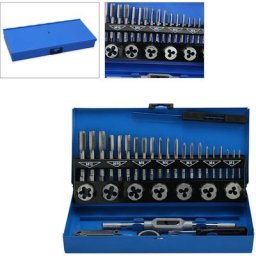 Vingo - tarauds pour filetage Jeu de 32 métrique intérieur et extérieur Kit de Taraudage